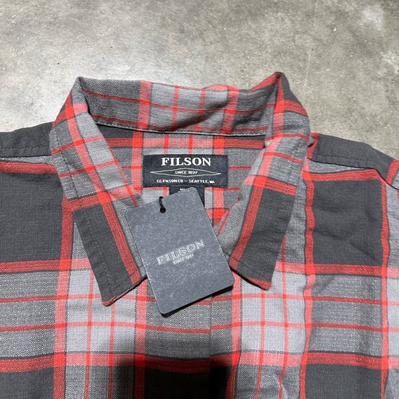 NWT Filson northwest camp shirt sleeveless plaid - Picture 4 of 4
